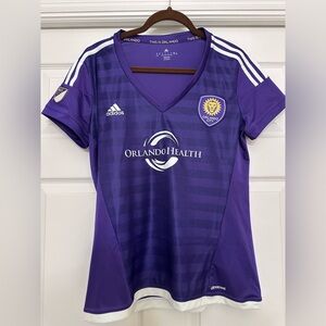 Adidas Women's Purple Orlando City Soccer Jersey (Large)